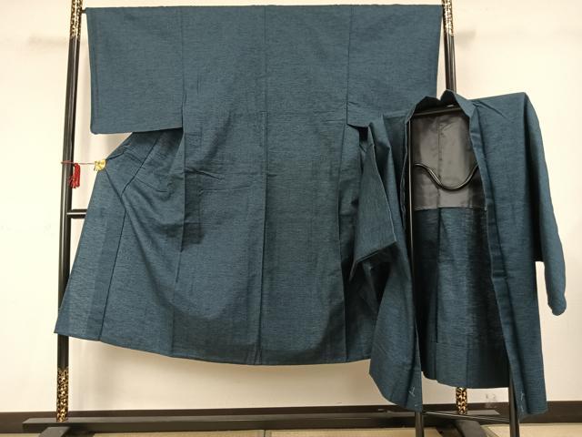 平和屋着物▽男性 小紋 単衣 アンサンブル 110亀甲 総詰め AABD0309fy