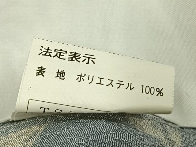 平和屋着物▽小紋 単衣 花唐草文 洗える着物 AABD0313fy
