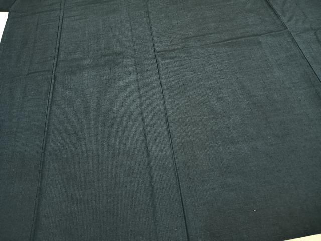 平和屋着物▽男性 単衣 紬 アンサンブル 留紺色 やまと誂製 正絹 逸品 未使用 AABD0369fy