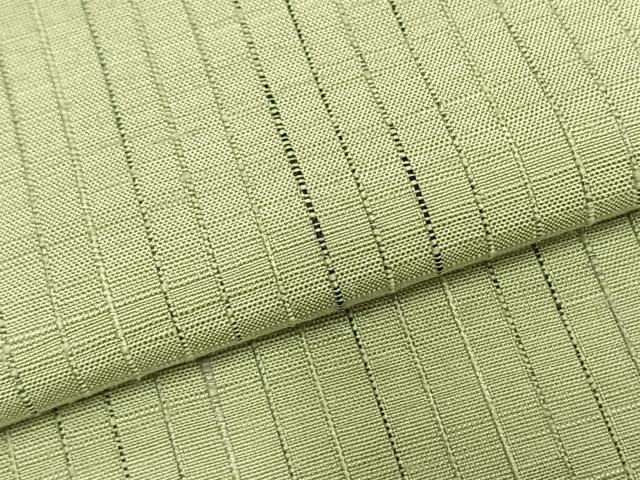 平和屋着物▽上質な紬 単衣 縞 正絹 逸品 AABD0387fy
