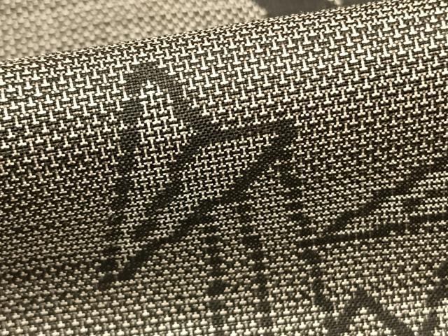 平和屋着物●本場大島紬 折り鶴 正絹 逸品 AABD0474fy