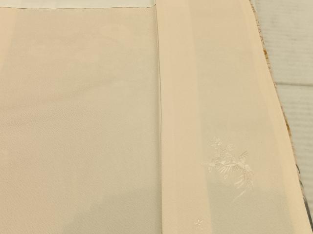 平和屋着物●訪問着 草花文 暈し染め 金彩 正絹 逸品 AABD0500fy
