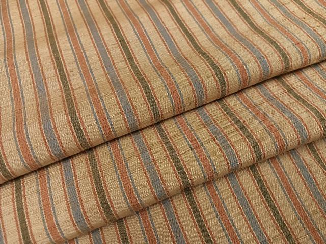 平和屋着物●上質な紬 間道 正絹 逸品 AABD0764ph
