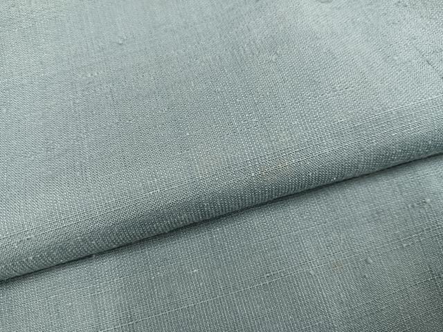 平和屋着物●上質な紬 色無地 藍鼠色 正絹 逸品 AABD0797ph