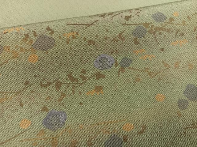 平和屋着物●訪問着 刺繍 梅 金彩 正絹 逸品 AABD0822ph