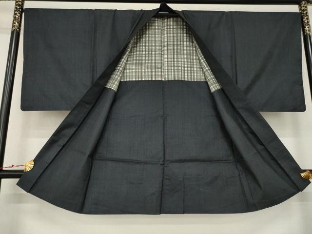 平和屋着物●男性 本場大島紬 アンサンブル 80亀甲 総詰め 正絹 逸品 AABD0898ck