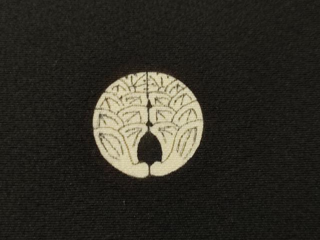 平和屋着物●豪華黒留袖 駒刺繍 鴛鴦松文 暈し染め 金彩 正絹 逸品 AABD1118ck