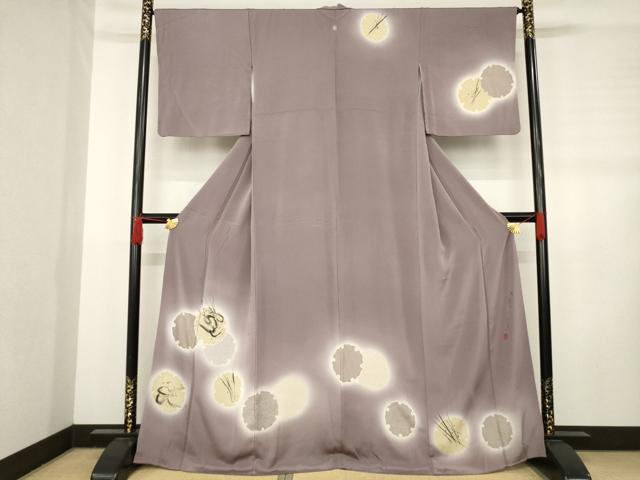 平和屋着物●訪問着 作家物 雪輪重ね文 暈し染め 正絹 逸品 AABH9591ck