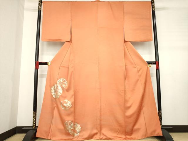 平和屋着物●金彩友禅 卓越技能者・名工・和田光正 訪問着 花丸文 金彩 正絹 逸品 AABD1160ck