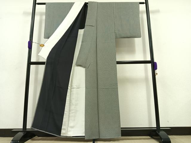 平和屋着物▽江戸小紋 単衣 角通し 正絹 逸品 AABD1238jh
