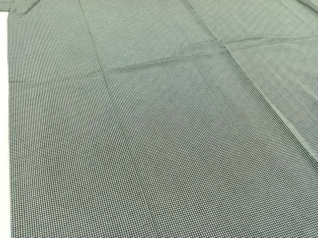 平和屋着物▽江戸小紋 単衣 角通し 正絹 逸品 AABD1238jh