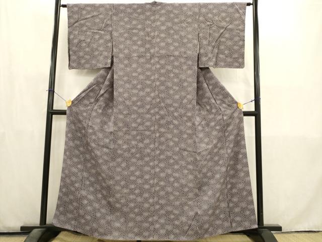 平和屋着物■江戸小紋 小花文 正絹 逸品 AABD1420ma