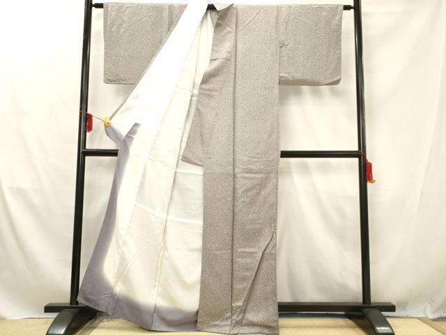 平和屋着物■上質な小紋 小花文 正絹 逸品 AABD1475ma