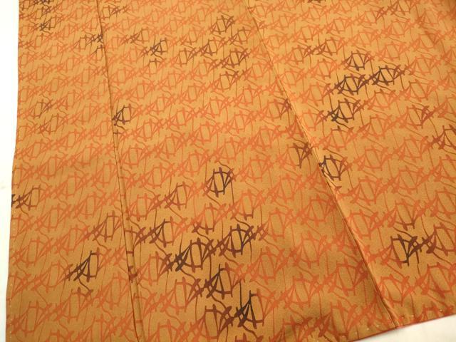 平和屋着物■上質な小紋 幾何学文様 正絹 逸品 AABD1480ma
