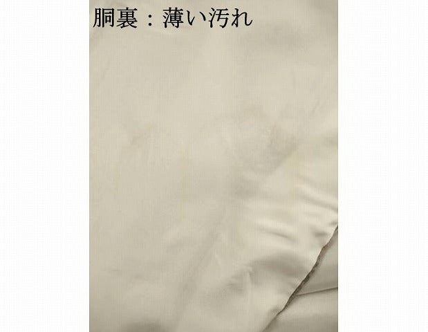 平和屋着物■上質な小紋 樹林文 正絹 逸品 AABD1506ma