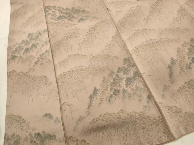 平和屋着物■上質な小紋 樹林文 正絹 逸品 AABD1506ma