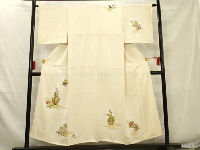 平和屋着物■訪問着 器物花文 金彩 正絹 逸品 AABD1555ma