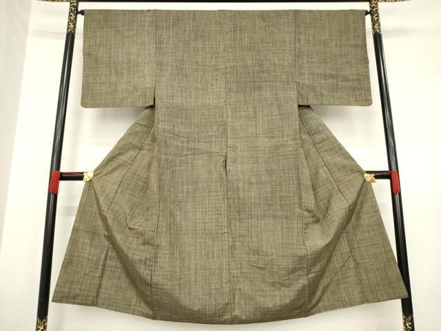 平和屋着物●男性 紬 霞文 正絹 逸品 AABD1619ck