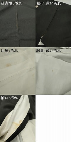 平和屋着物■豪華黒留袖 駒刺繍 御所車松文 金銀彩 正絹 逸品 AABD2520cs