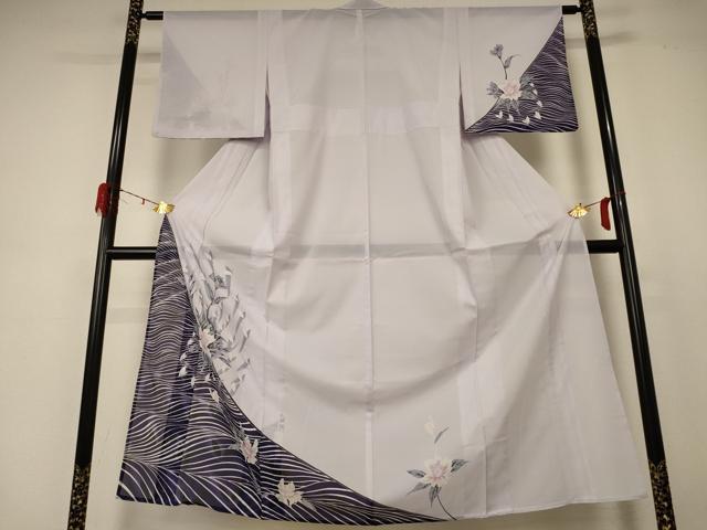 平和屋着物*夏物 訪問着 絽 草花文 洗える着物 AABD3336jd