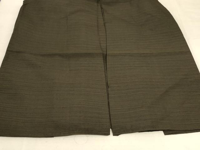 平和屋着物*夏物 男性 行灯袴 横縞 正絹 逸品 AABD3361jd