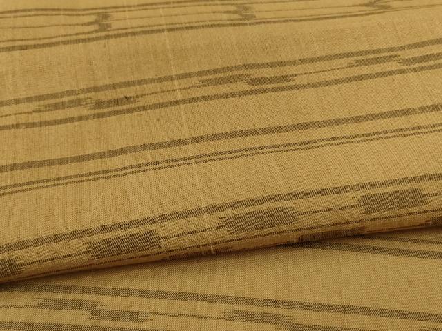 平和屋着物*夏物 紗紬 横段文 高島屋扱い 正絹 逸品 AABD3364jd