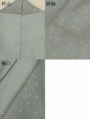 平和屋着物*夏物 二代目 川村久太郎 小紋 絽 霞文 正絹 逸品 AABD3382jd
