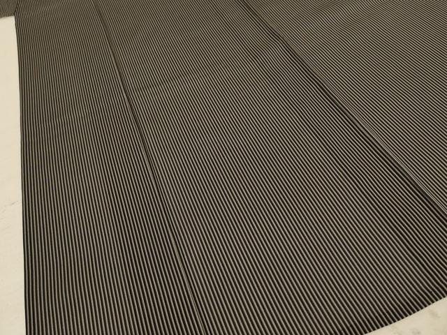 平和屋着物*夏物 小紋 紗 縞 正絹 逸品 AABD3392jd