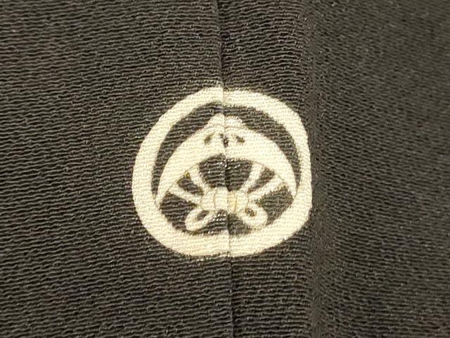 平和屋着物■豪華黒留袖 枝花地紙文 暈し染め 金銀彩 正絹 逸品 AABD3912fw