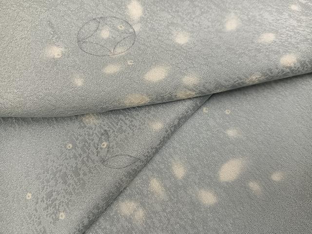 平和屋着物●上質な小紋 舞花文 正絹 逸品 AABD3935ph