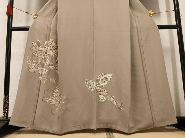 平和屋着物●訪問着 舞花文 金彩 正絹 逸品 AABD3939ph