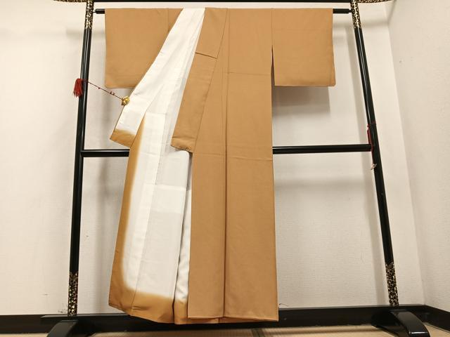 平和屋着物●江戸小紋 極小鮫小紋柄 正絹 逸品 AABD4416ph
