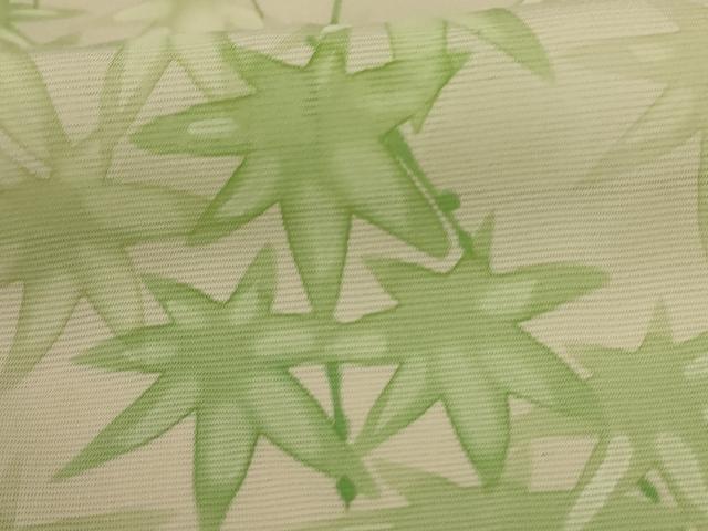 平和屋着物*夏物 訪問着 絽 手描き 楓 正絹 逸品 AABD4484jd