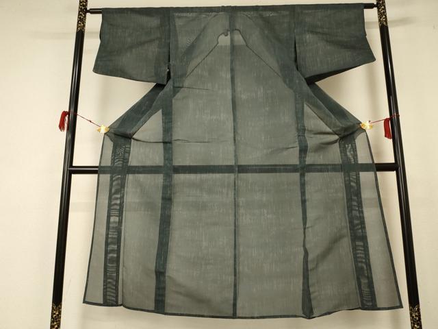 平和屋着物*夏物 小紋 紗 霞文 正絹 逸品 AABD4498jd