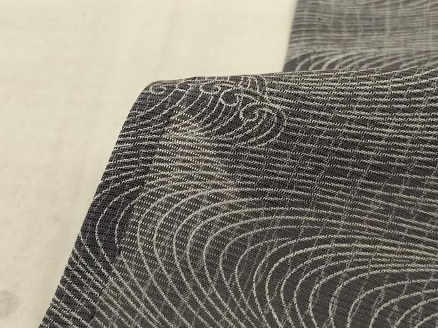 平和屋着物*夏物 小紋 絽 立波文 正絹 逸品 AABD4499jd