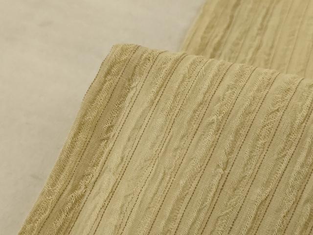平和屋着物*夏物 小紋 紗 縞 正絹 逸品 AABD4501jd