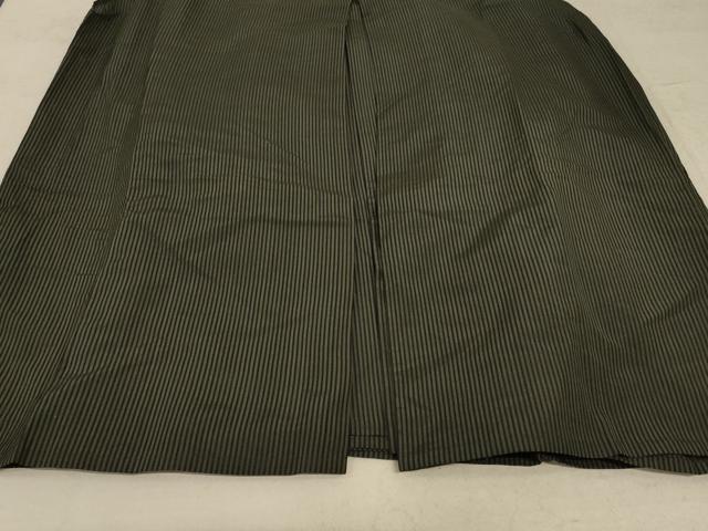 平和屋着物*夏物 男性 行灯袴 縞 正絹 逸品 AABD4509jd