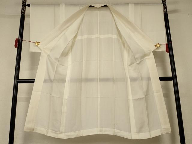 平和屋着物*夏物 長襦袢 絽 練色 正絹 逸品 AABD4521jd