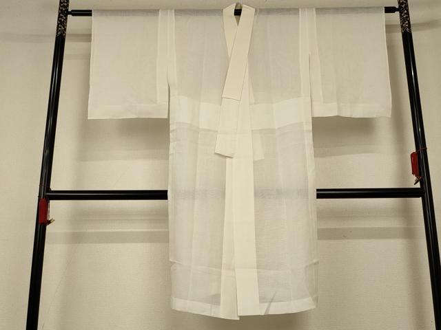 平和屋着物＊夏物 長襦袢 絽 白色 正絹 逸品 AABD4527jd