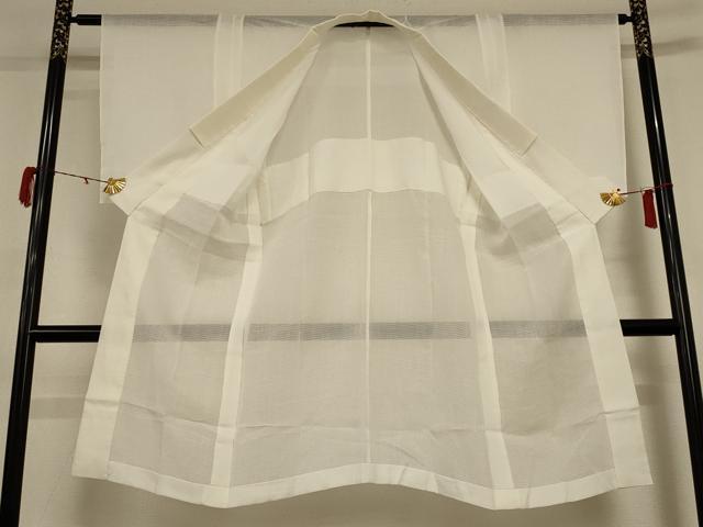 平和屋着物*夏物 長襦袢 絽 白色 正絹 逸品 AABD4527jd