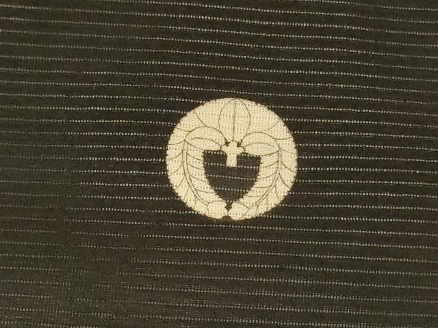 平和屋着物*夏物 黒留袖 絽 刺繍 流水草花文 銀彩 正絹 逸品 AABD4531jd