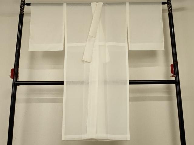 平和屋着物*夏物 長襦袢 絽 白色 洗える着物 AABD4577jd