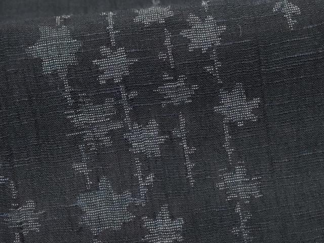 平和屋着物*夏物 紗紬 枝葉文 正絹 逸品 AABD4578jd