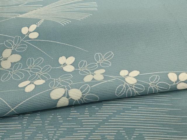 平和屋着物*夏物 訪問着 絽 草花文 正絹 逸品 AABD4587jd
