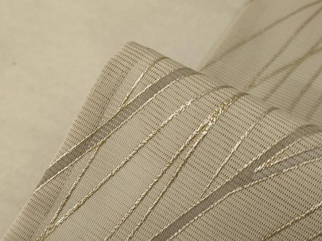 平和屋着物*夏物 訪問着 絽 草花文 暈し染め 銀彩 正絹 逸品 AABD4589jd
