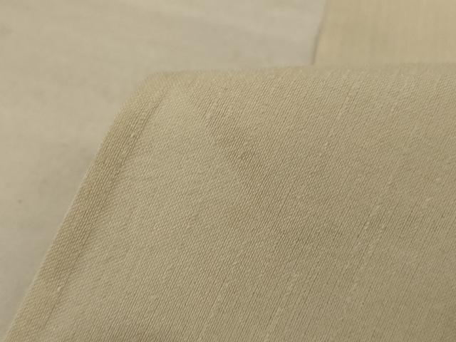 平和屋着物*夏物 色無地 紗 紬地 枯色 正絹 逸品 AABD4609jd