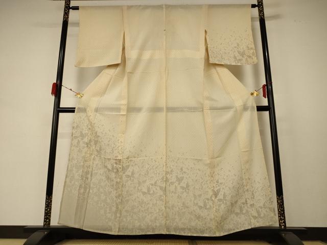 平和屋着物*夏物 訪問着 紗 舞蝶文 正絹 逸品 AABD4611jd