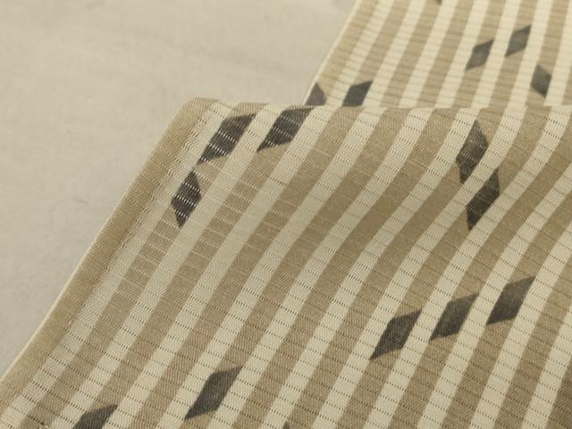平和屋着物*夏物 小紋 絽 変わり縞 洗える着物 AABD4628jd