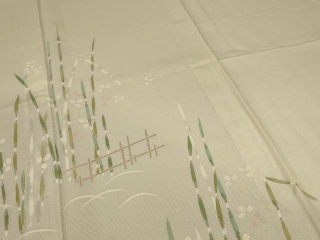 平和屋着物*夏物 訪問着 絽 草花文 正絹 逸品 AABD4642jd