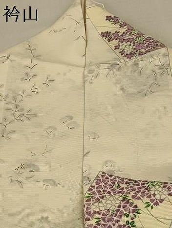 平和屋着物*夏物 小紋 絽 色紙草花文 正絹 逸品 AABD4656jd